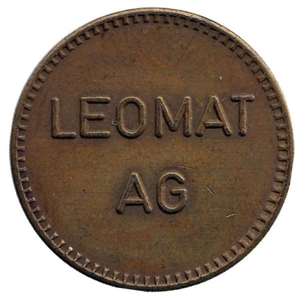 Игровой жетон "Leomat AG".