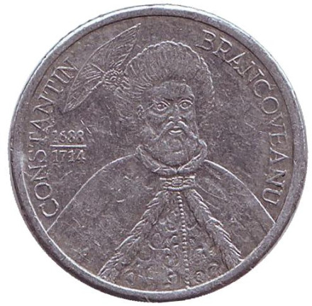 Монета 1000 лей. 2002 год, Румыния. Константин Брынковяну.