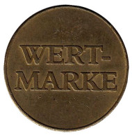 Wert-Marke. Delikomat. Жетон торгового автомата, Чехия. Wert-Marke. Delikomat. Жетон торгового автомата, Чехия.