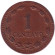 Монета 1 сентаво. 1947 год, Аргентина. Монета 1 сентаво. 1947 год, Аргентина.