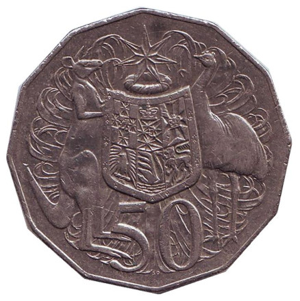 Монета 50 центов. 1999 год, Австралия.