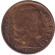 Монета 5 сентаво. 1946 год, Аргентина. Монета 5 сентаво. 1946 год, Аргентина.