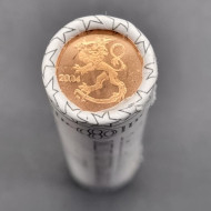 Монета 1 цент. 2004 год, Финляндия. Ролл (50 монет). Монета 1 цент. 2004 год, Финляндия. Ролл (50 монет).
