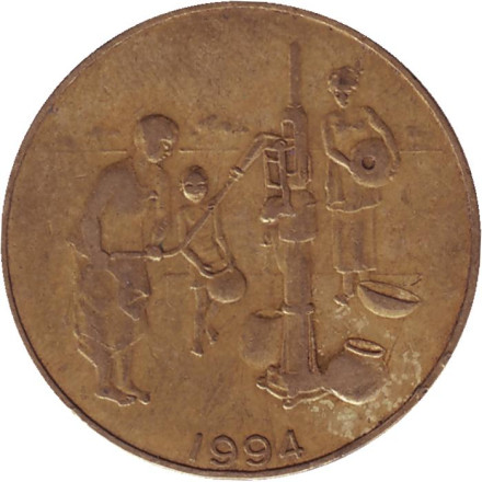 Монета 10 франков. 1994 год, Западные Африканские Штаты.
