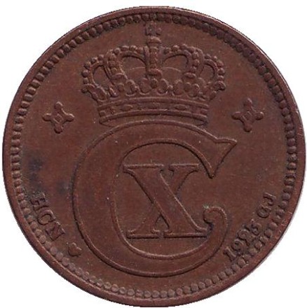 Монета 2 эре. 1923 год, Дания. Монета 2 эре. 1923 год, Дания.