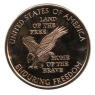 Несокрушимая свобода. Монетовидный жетон. Унция меди 999. США.  Несокрушимая свобода. Монетовидный жетон. Унция меди 999. США.