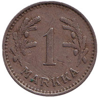 1 марка. 1930 год, Финляндия. 