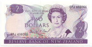 Банкнота 2 доллара. Новая Зеландия. Банкнота 2 доллара. Новая Зеландия.