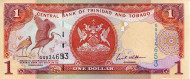 Банкнота 1 доллар. 2006 год, Тринидад и Тобаго. (Без линий) Банкнота 1 доллар. 2006 год, Тринидад и Тобаго. (Без линий)