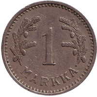 1 марка. 1931 год, Финляндия. 