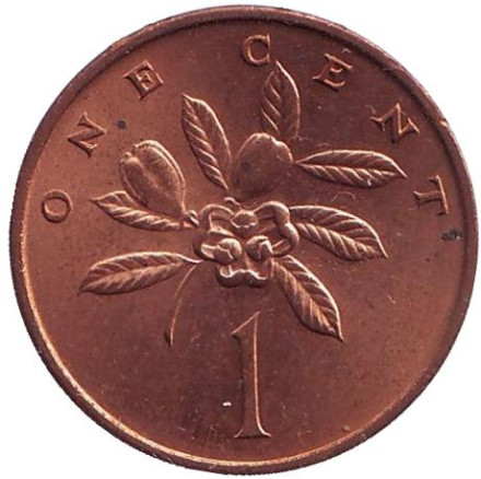 Монета 1 цент, 1970 год, Ямайка. aUNC. Аки. (Блигия вкусная).