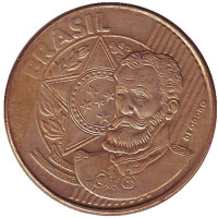 Мануэл Деодору да Фонсека. Монета 25 сентаво. 2006 год, Бразилия.