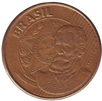 Мануэл Деодору да Фонсека. Монета 25 сентаво. 2007 год, Бразилия.