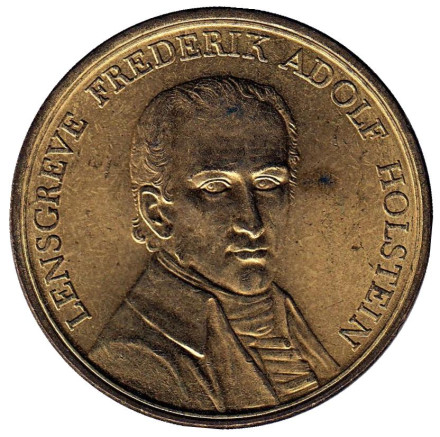 Адольф Гольштейн. Памятная медаль. 1960 год, Дания.