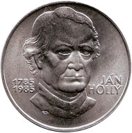Монета 100 крон. 1985 год, Чехословакия. Ян Голлы. 200-летие со дня рождения. Монета 100 крон. 1985 год, Чехословакия. Ян Голлы. 200-летие со дня рождения.
