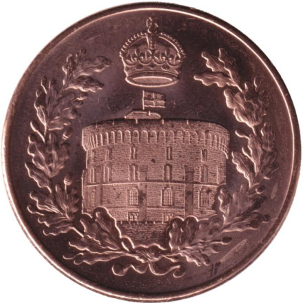 Монета 2 пенса. 2023 год, Гибралтар.