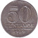 Монета 50 сентаво. 1959 год, Бразилия. Монета 50 сентаво. 1959 год, Бразилия.