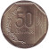 Монета 50 сентимов. 2013 год, Перу. Монета 50 сентимов. 2013 год, Перу.