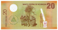 Банкнота 20 кордоб. 2007 год, Никарагуа. Банкнота 20 кордоб. 2007 год, Никарагуа.