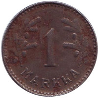 1 марка. 1948 год, Финляндия. 