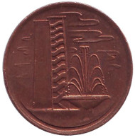 Монета 1 цент. 1979 год, Сингапур. Монета 1 цент. 1979 год, Сингапур.