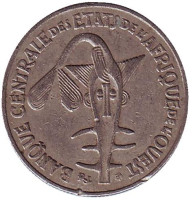 Монета 50 франков. 1978 год, Западные Африканские штаты. 