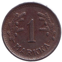 1 марка. 1946 год, Финляндия. 
