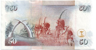 Банкнота 50 шиллингов. 2006 год, Кения. Банкнота 50 шиллингов. 2006 год, Кения.