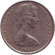 Монета 10 центов. (1 шиллинг). 1969 год, Новая Зеландия. Из обращения. Маска маори. Монета 10 центов. (1 шиллинг). 1969 год, Новая Зеландия. Из обращения. Маска маори.