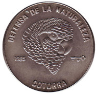 Монета 1 песо, 1985 год, Куба. Попугай. Монета 1 песо, 1985 год, Куба. Попугай.