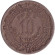 Монета 10 сентаво. 1937 год, Мексика. Монета 10 сентаво. 1937 год, Мексика.