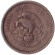 Монета 10 сентаво. 1937 год, Мексика. Монета 10 сентаво. 1937 год, Мексика.