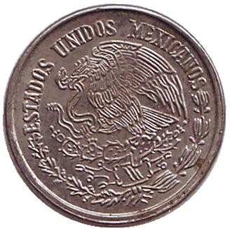 Монета 10 сентаво. 1977 год, Мексика. Початок кукурузы. Монета 10 сентаво. 1977 год, Мексика. Початок кукурузы.