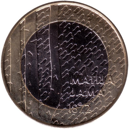 Монета 3 евро. 2022 год, Словения. 150 лет со дня рождения Матия Яма.
