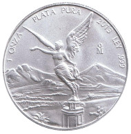 Монета 1 онза. 2013 год, Мексика. Ангел независимости. Либертад. Монета 1 онза. 2013 год, Мексика. Ангел независимости. Либертад.