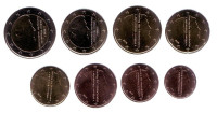 Набор монет евро (8 шт). 2016 год, Нидерланды. 