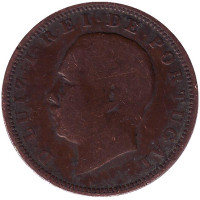 Монета 20 рейсов. 1882 год, Португалия.