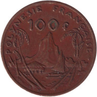 Монета 100 франков. 1987 год, Французская Полинезия. Скалистый остров Муреа. Монета 100 франков. 1987 год, Французская Полинезия. Скалистый остров Муреа.