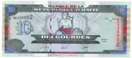 Банкнота 10 гурдов. 2000 год, Гаити. Банкнота 10 гурдов. 2000 год, Гаити.