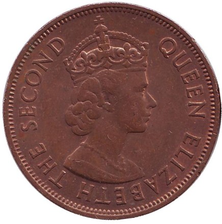 Монета 5 центов. 1978 год, Маврикий. Монета 5 центов. 1978 год, Маврикий.