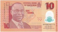 Банкнота 10 найр. 2022 год, Нигерия. Банкнота 10 найр. 2022 год, Нигерия.