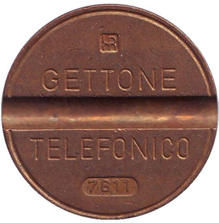 Телефонный жетон. 7811. Италия. 1978 год. (Отметка: IPM)