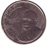 Хосе Паранхос. Монета 50 сентаво. 2000 год, Бразилия.