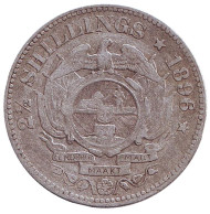 Монета 2,5 шиллинга. 1896 год, ЮАР. Монета 2,5 шиллинга. 1896 год, ЮАР.