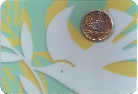 Монета 5 евро. 2016 год, Сан-Марино. (в блистере) Год милосердия. Монета 5 евро. 2016 год, Сан-Марино. (в блистере) Год милосердия.