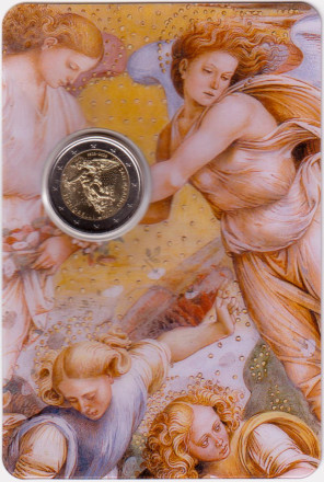 Монета 2 евро. 2023 год, Сан-Марино. 500 лет со дня смерти Луки Синьорелли.
