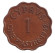 Монета 1 пиастр. 1942 год, Кипр. Монета 1 пиастр. 1942 год, Кипр.