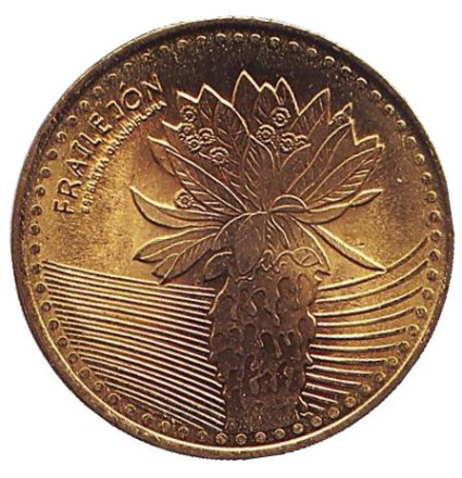 Монета 100 песо. 2015 год, Колумбия. UNC. Фрайлехон.