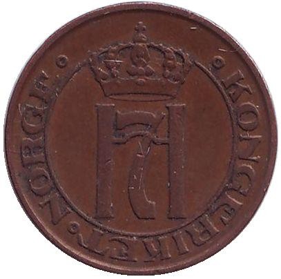Монета 1 эре. 1915 год, Норвегия. Монета 1 эре. 1915 год, Норвегия.