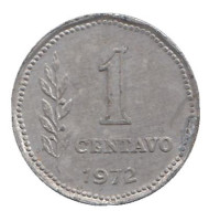 Монета 1 сентаво. 1972 год, Аргентина. Монета 1 сентаво. 1972 год, Аргентина.